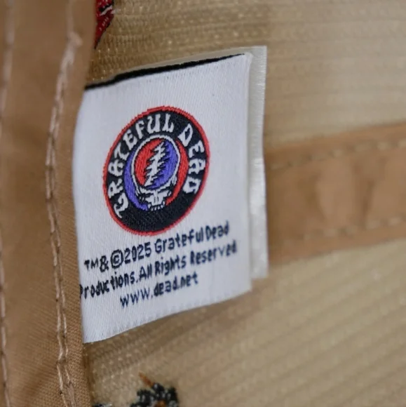 NWT Unisex Grateful Dead Corduroy Adjustable Hat with Iconic Logo - Picture 10 of 11